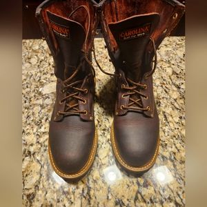 Mens Carolina steel toe logger work boots size 12